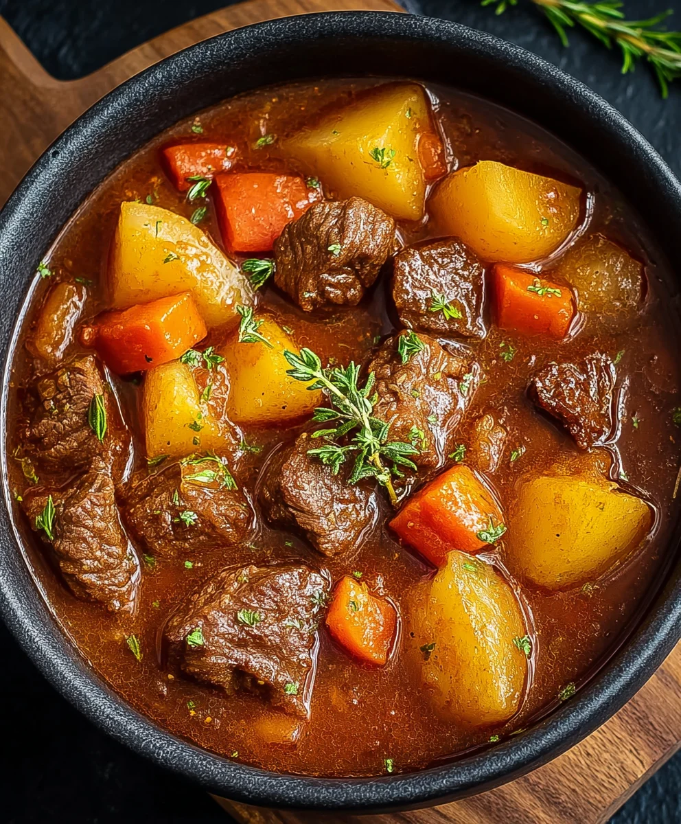 Hearty Homemade Beef Stew - Simple & Delicious Recipe