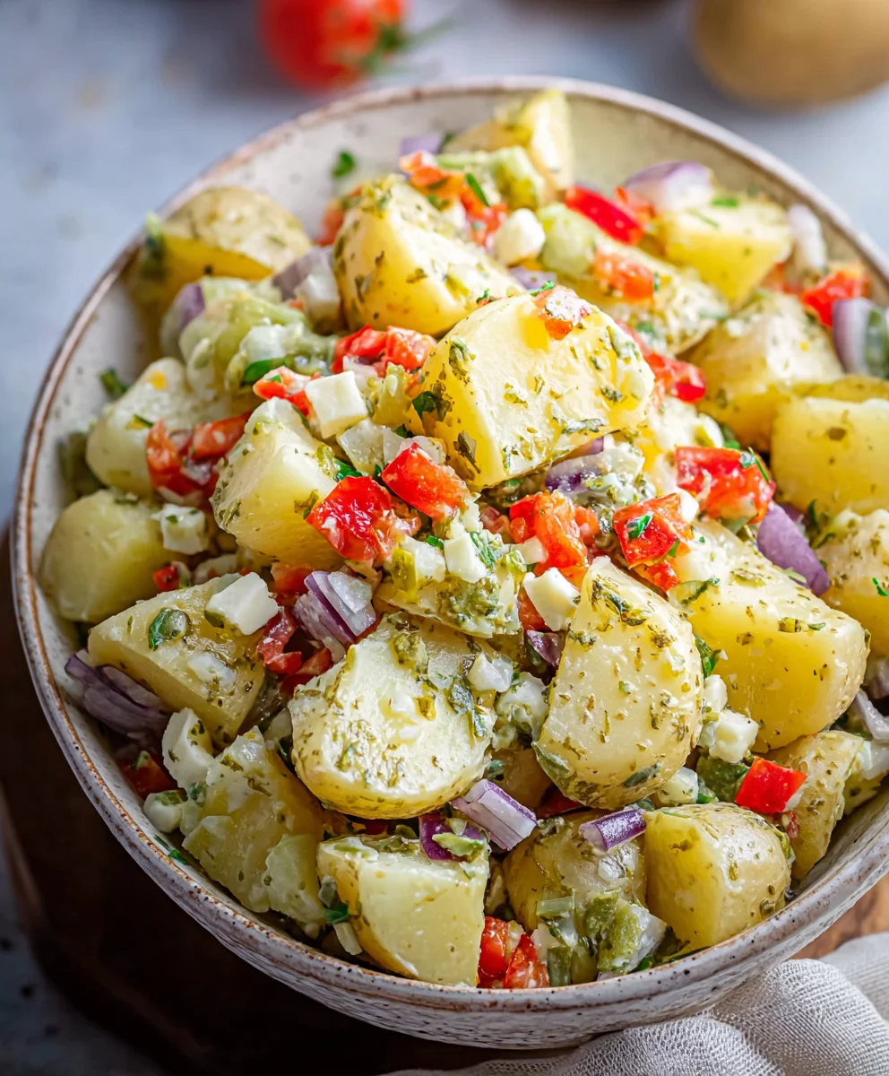 Italian Potato Salad - Zesty & Delicious Side