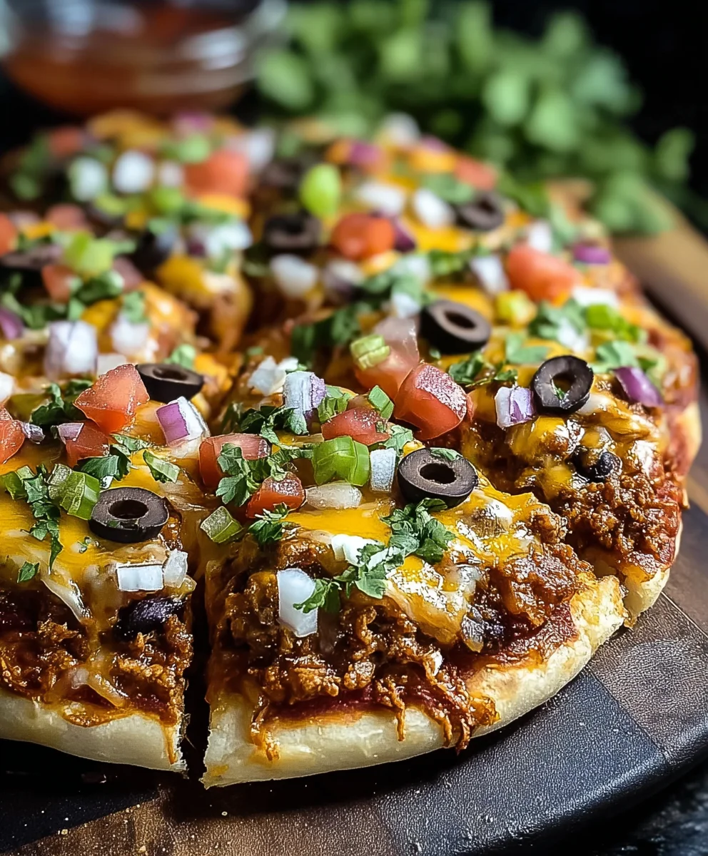 Easy Homemade Beef Mexican Pizza Recipe