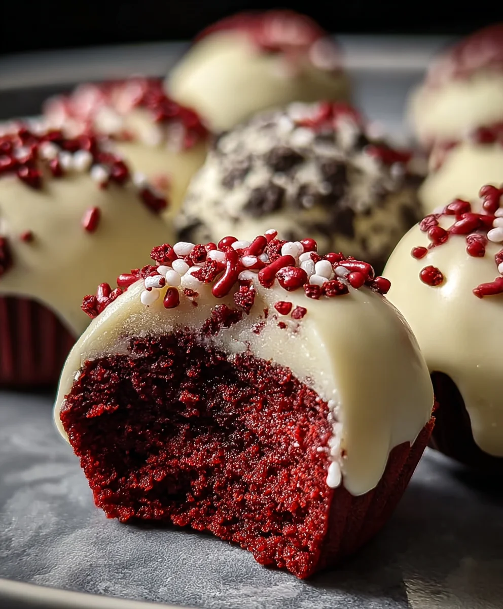 Cookies-Cream Red Velvet Bites-Easy Recipe