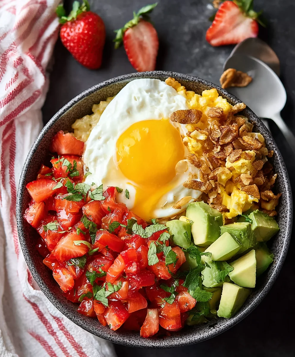 Quick Breakfast Bowl- Easy Beef & Veggie Meal