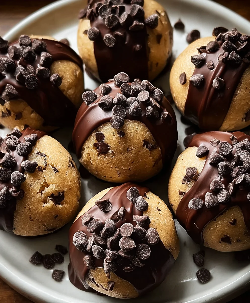 Decadent Chocolate Chip Cookie Dough Bites Recipe