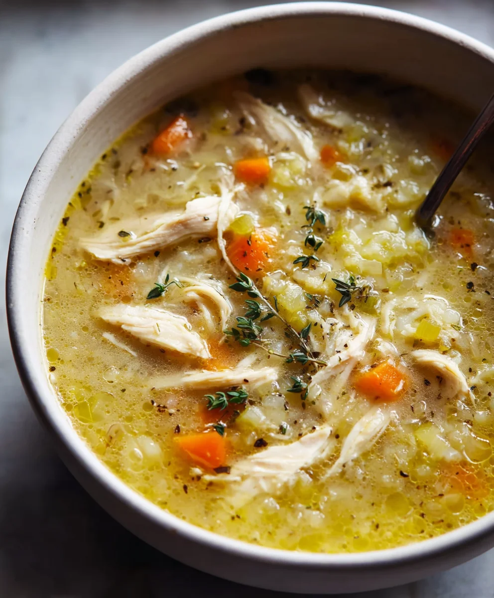 Soothing Anti-Inflammatory Chicken Soup Recipe