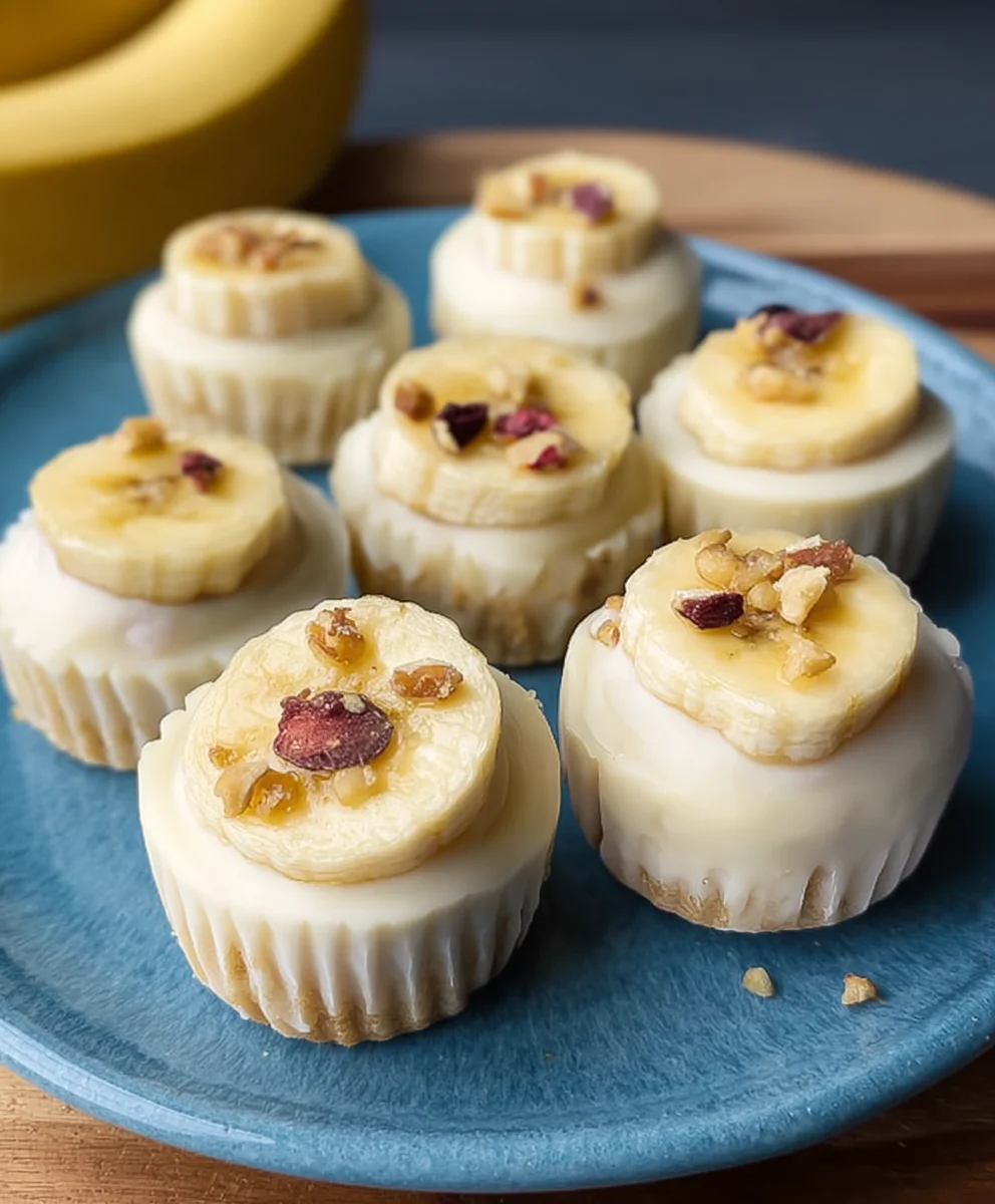 Frozen Banana Yogurt Bites - Easy Healthy Treat