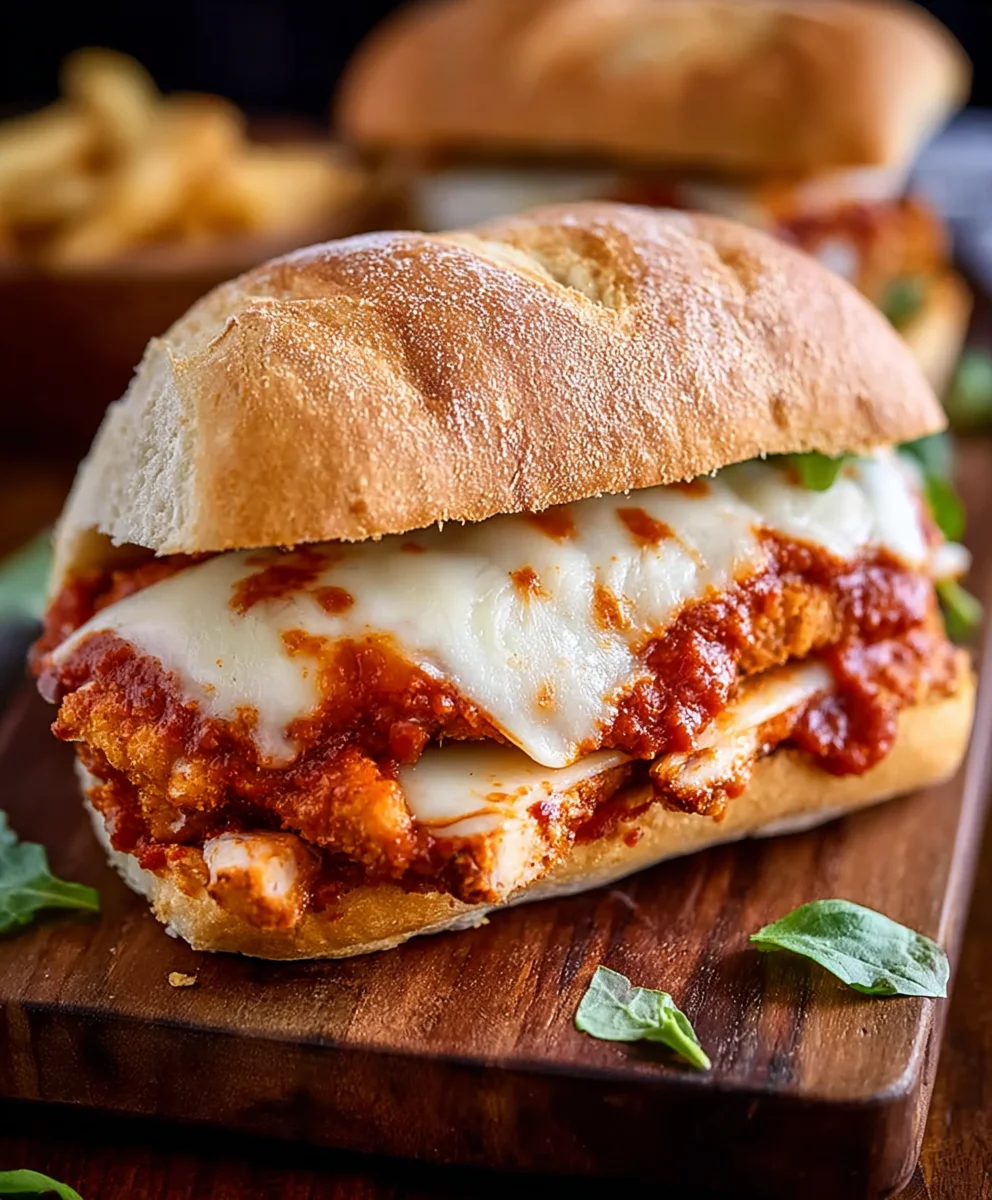 Easy Chicken Parmesan Sandwiches - Quick & Delicious