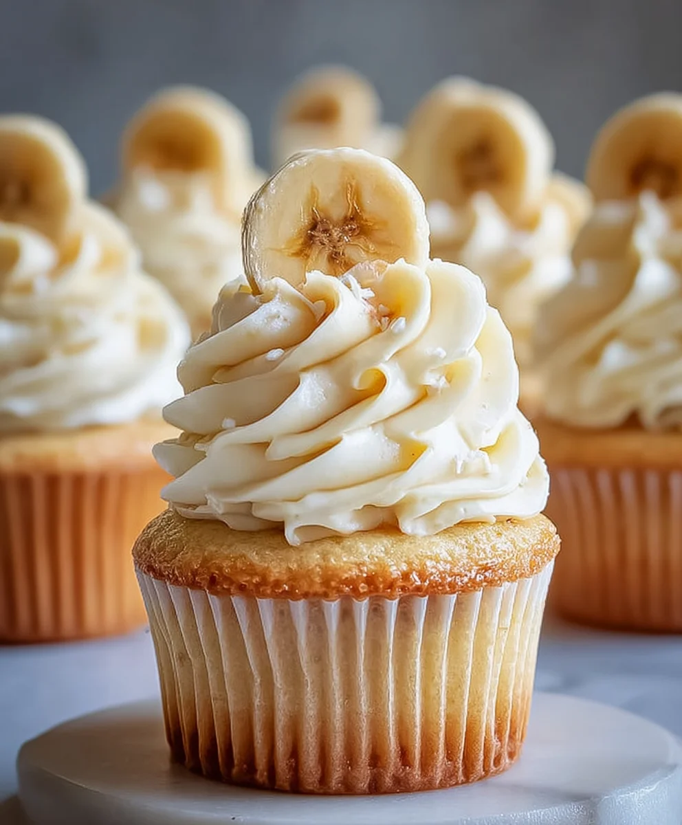 Banana Pudding Cupcakes - Easy Creamy Dessert Recipe
