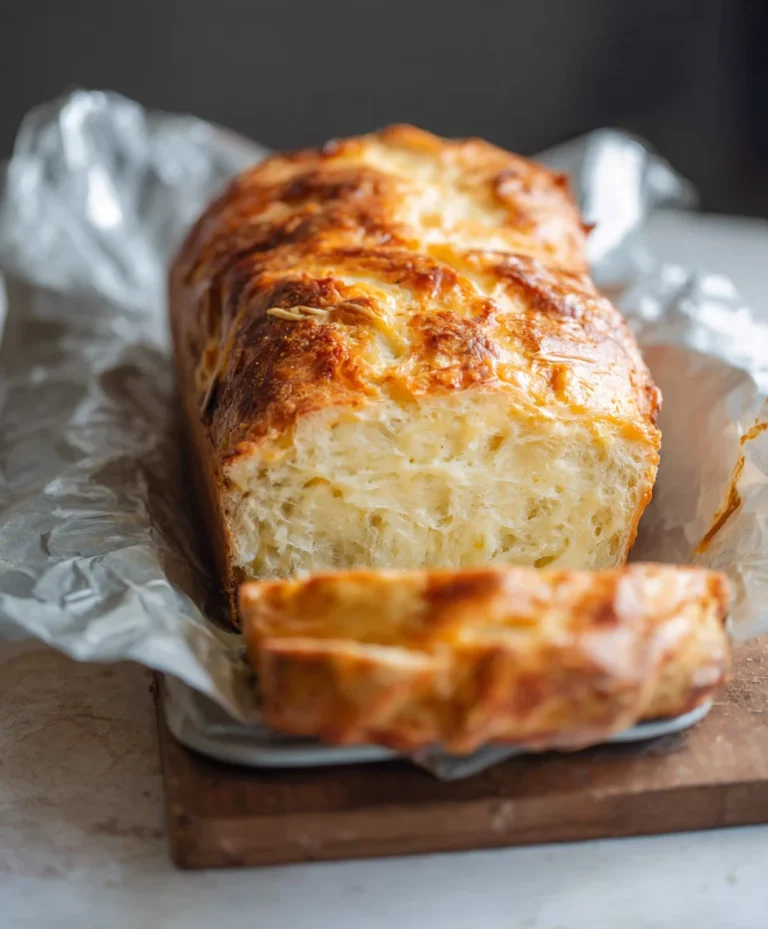 Cheesy Sourdough Bread- Easy Flavorful Recipe