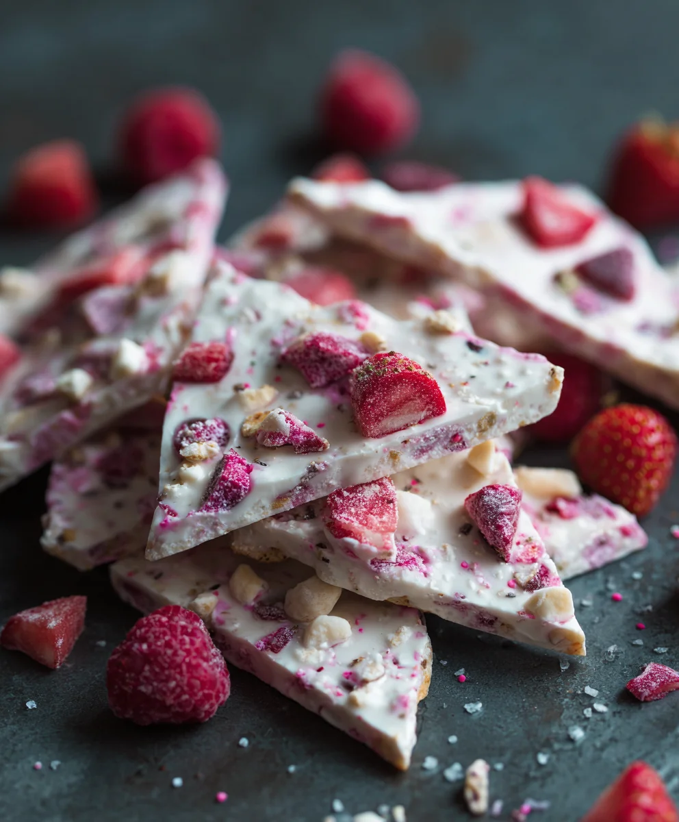 Easy Frozen Yogurt Bark Recipe- Healthy & Delicious Treat