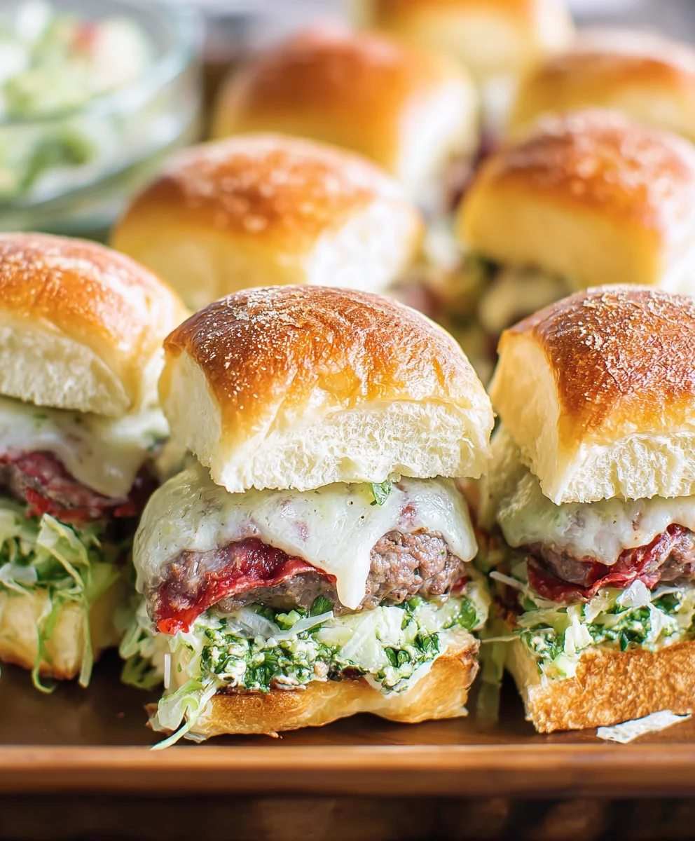 Easy Italian Beef Sliders-Quick & Delicious Bites
