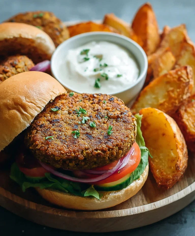 Easy Lentil Burgers Simple Recipe Delicious Ingredient Meal