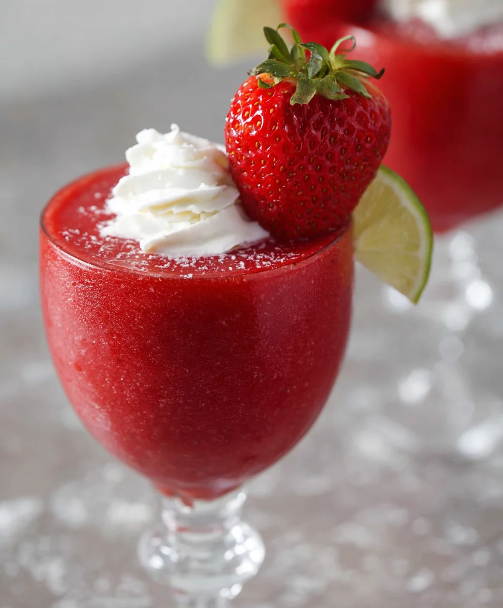 Easy Strawberry Daiquiri-Perfect Refreshing Mocktail