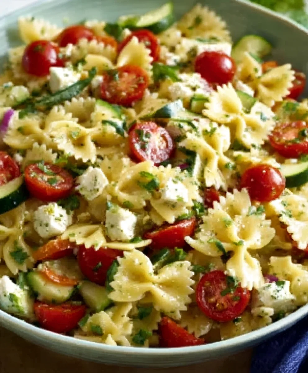Easy Bow Tie Pasta Salad Recipe - Delicious Side Dish