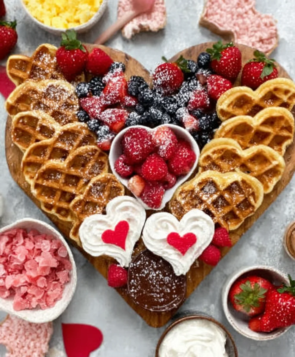 Vnon-alcoholic alentine's Day Waffle Board Non-Non-Non-Alcoholic Alternativeic Fun