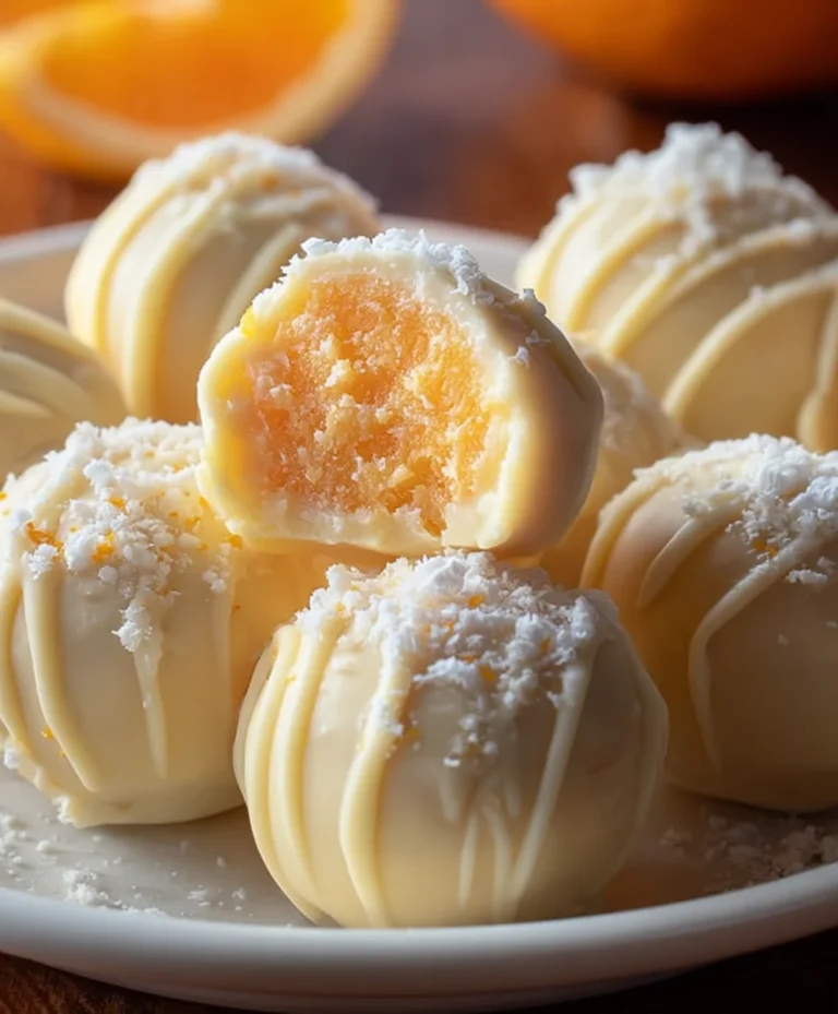 White Chocolate Orange Creamsicle Truffles Recipe
