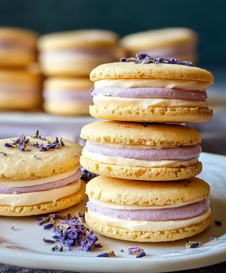 Lemon Lavender Sandwich Cookies Delightful Recipe