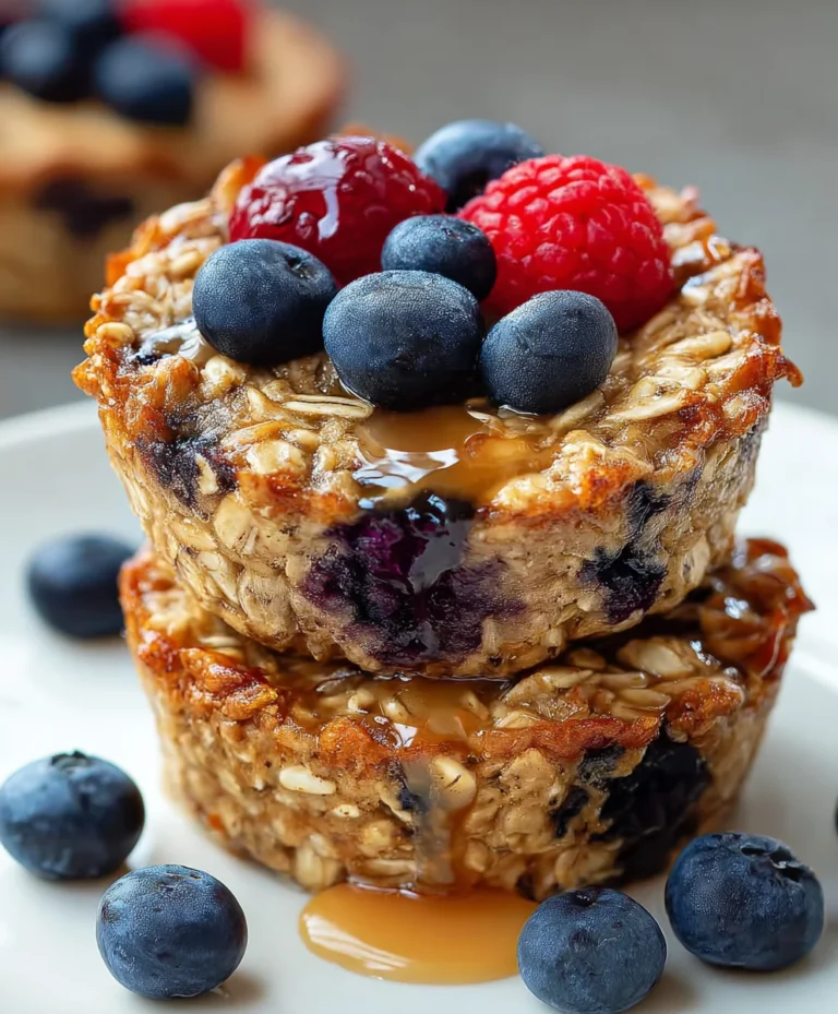 Easy Baked Oatmeal Breakfast Cups Recipe