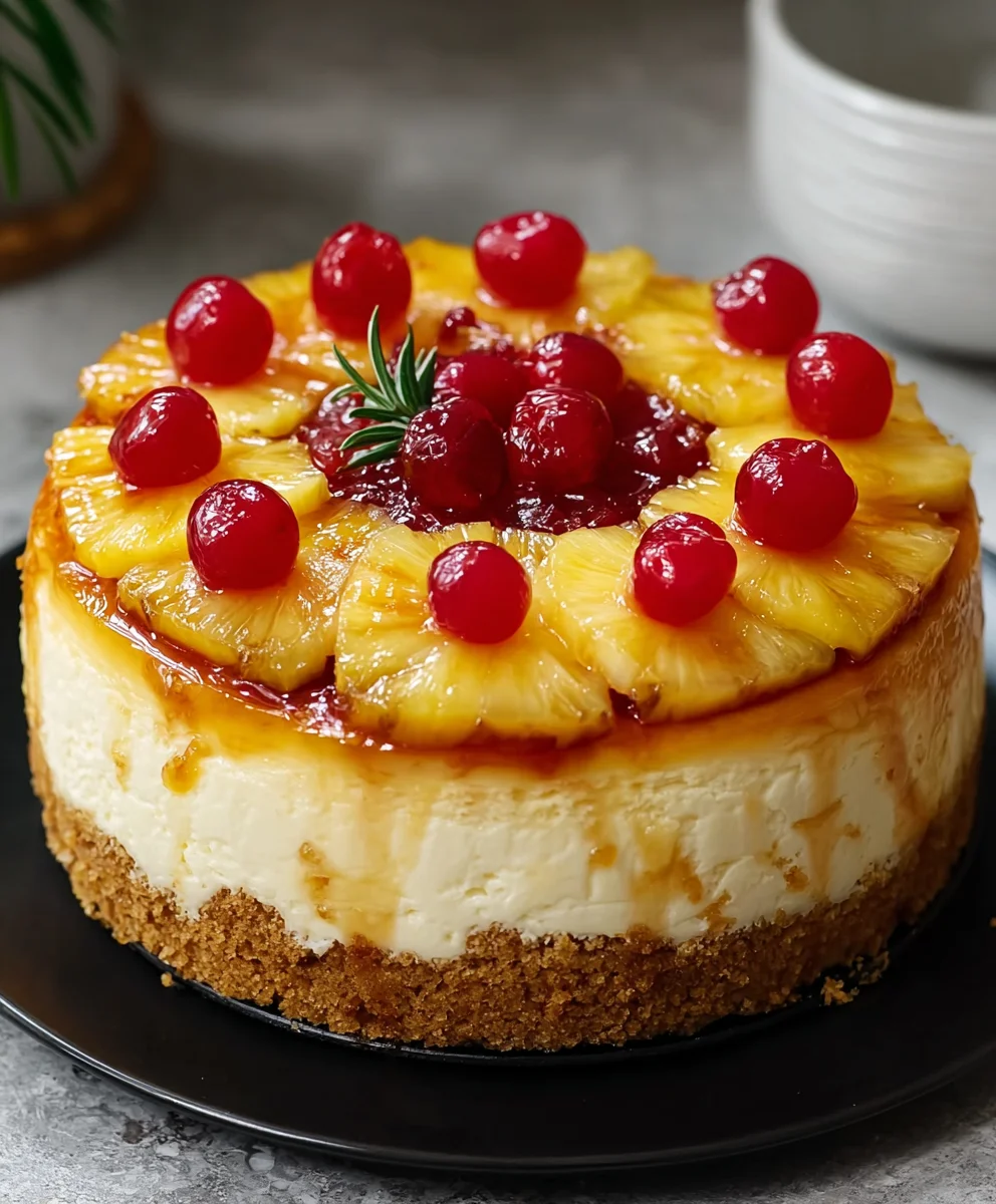 Pineapple Upside-Down Cheesecake Recipe Perfection