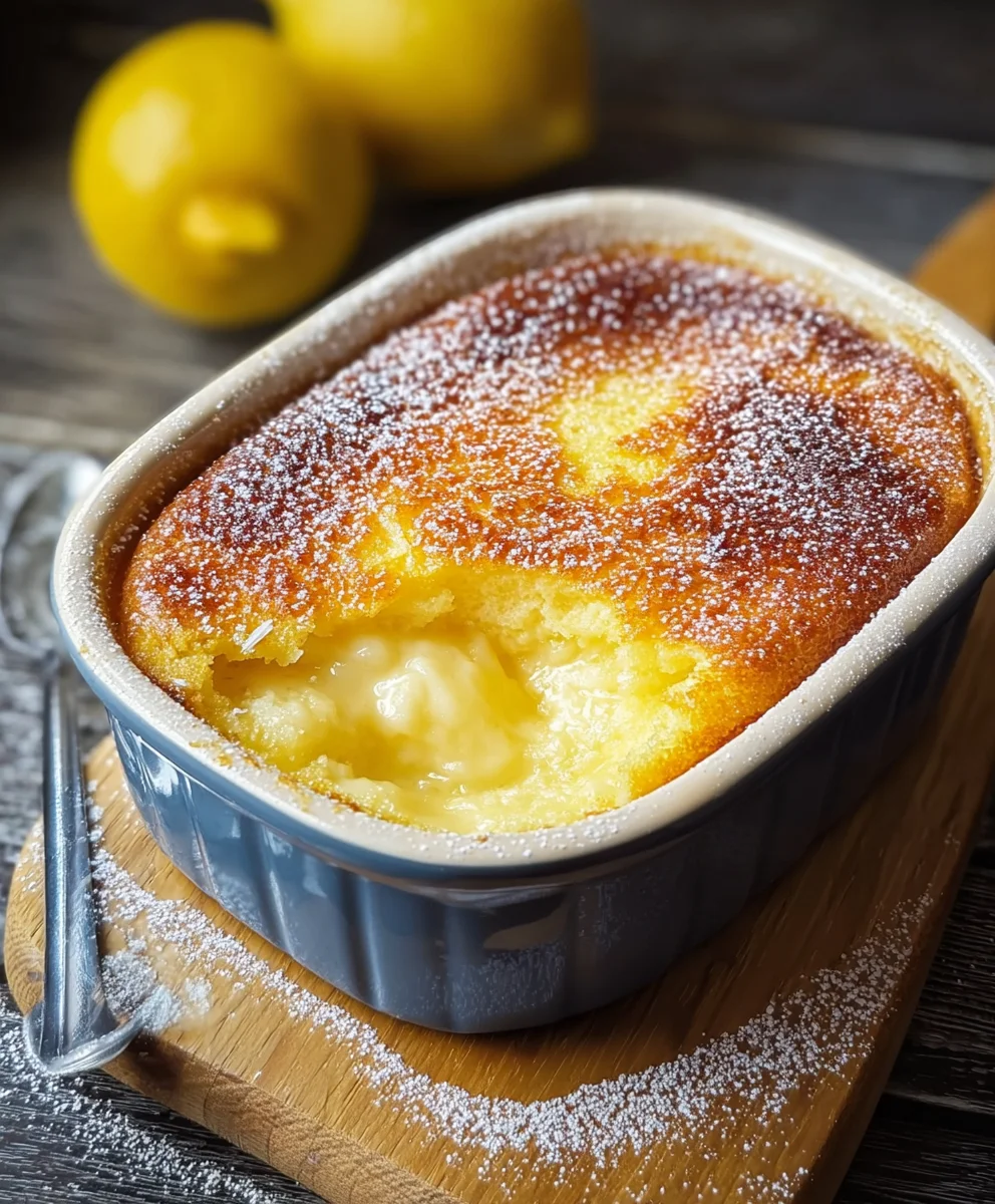 Jamie Oliver Self Saucing Lemon Pudding - Zesty Delight