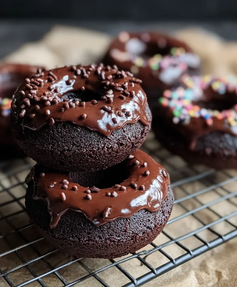 Decadent Chocolate Baked Donuts – Easy Healthy Treat