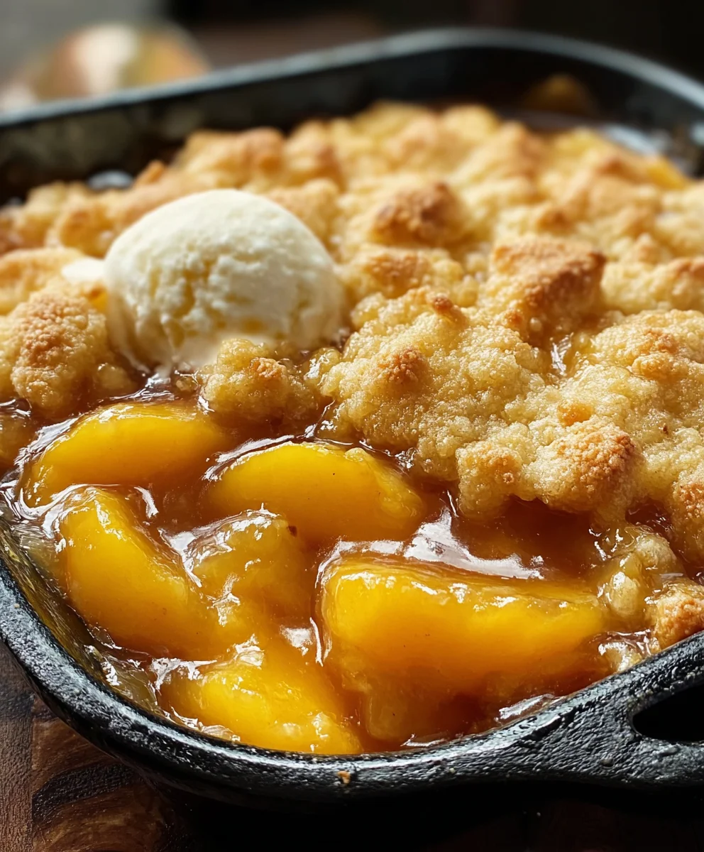 Classic Southern Peach Cobbler - Sweet & Easy Dessert