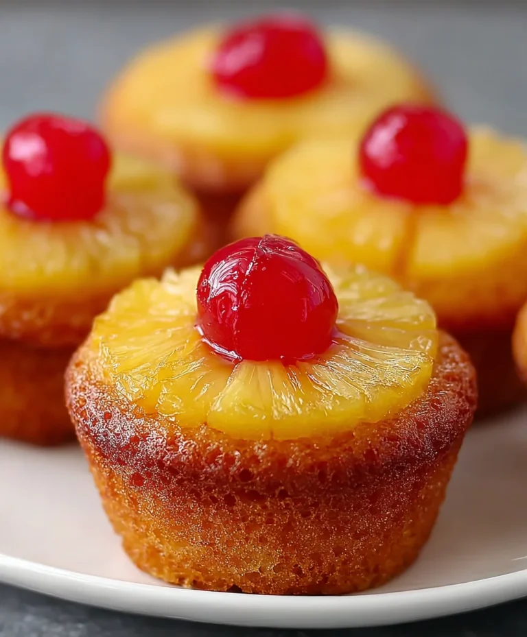 Easy Pineapple Upside Down Cupcakes Recipe
