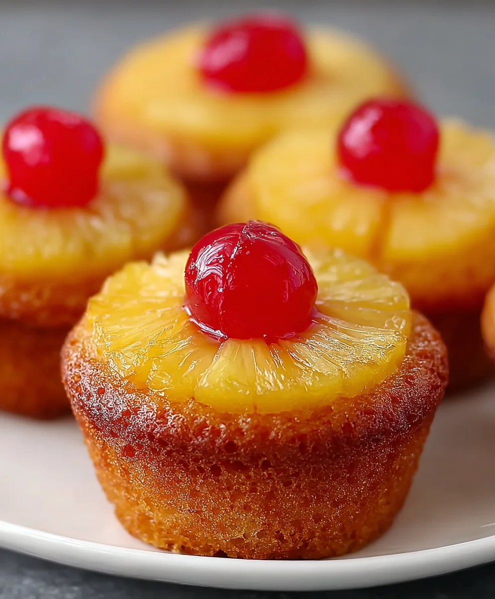 Easy Pineapple Upside Down Cupcakes Recipe
