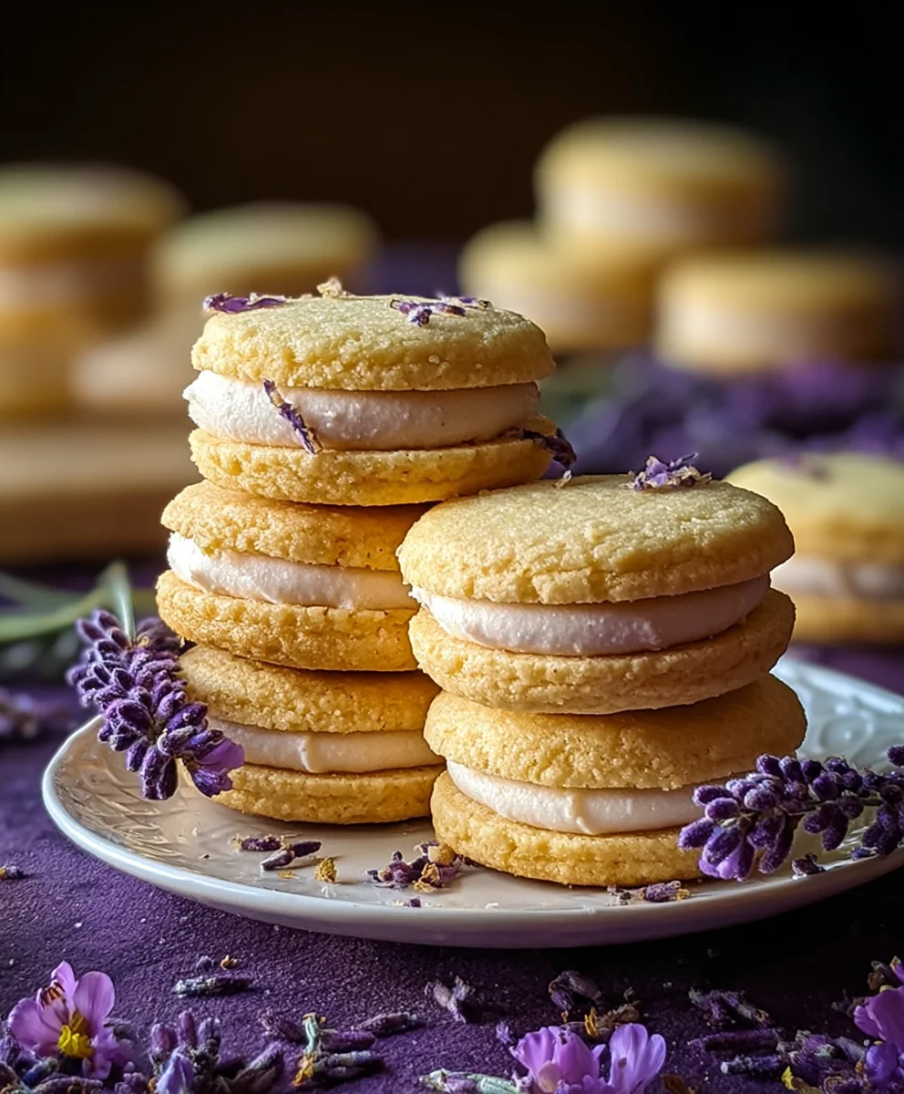 Lemon Lavender Sandwich Cookies Delightful Recipe