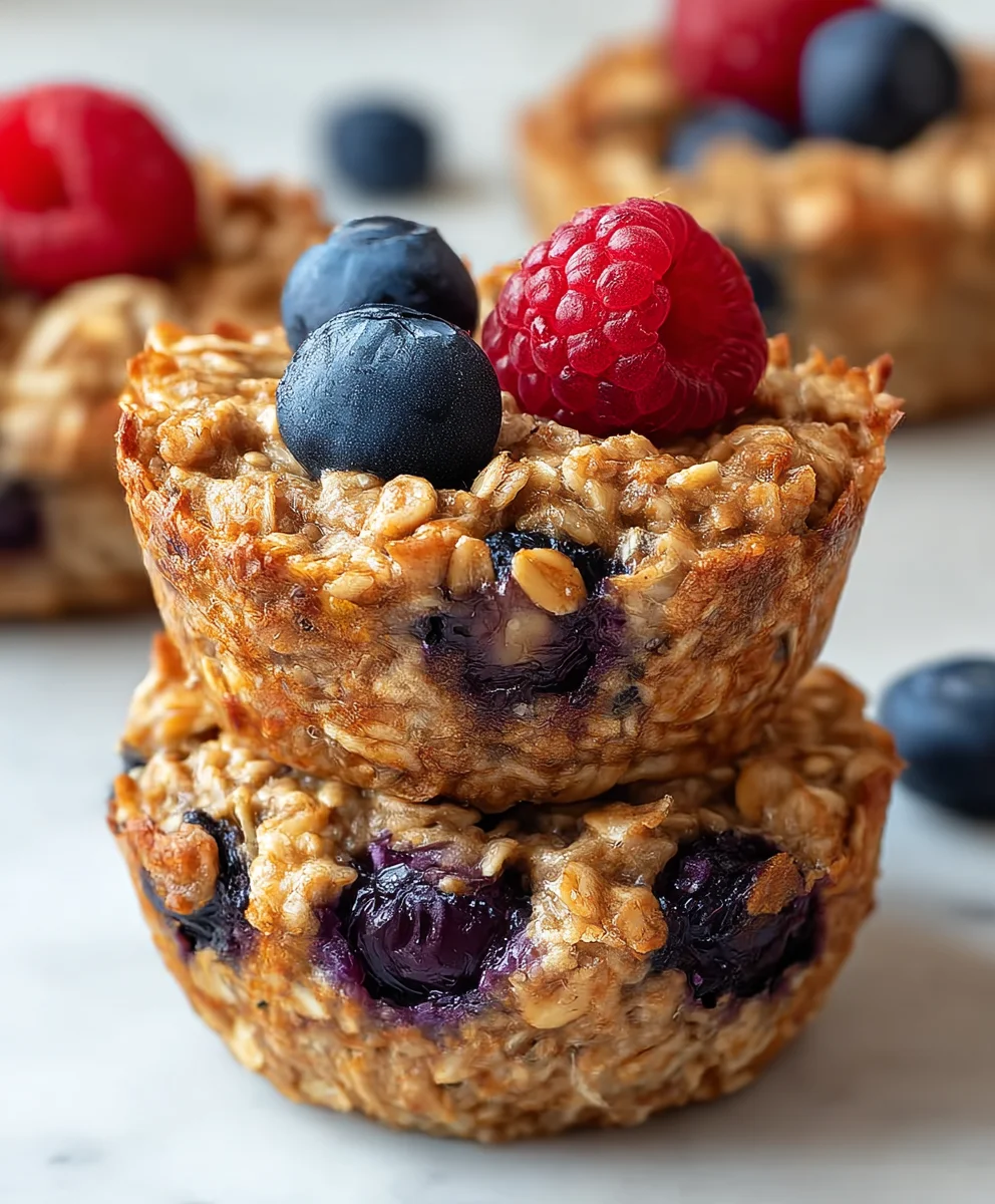 Easy Baked Oatmeal Breakfast Cups Recipe