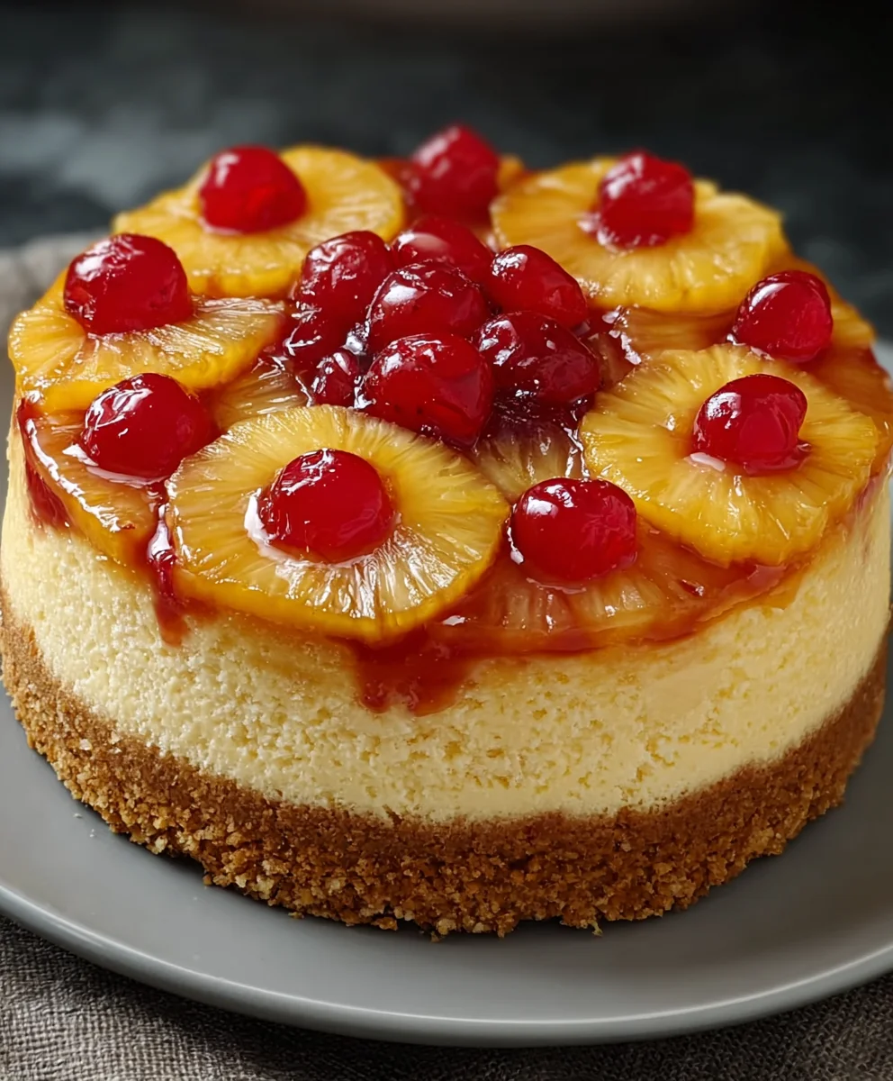 Pineapple Upside-Down Cheesecake Recipe Perfection