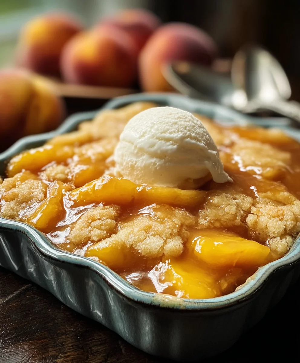 Classic Southern Peach Cobbler - Sweet & Easy Dessert