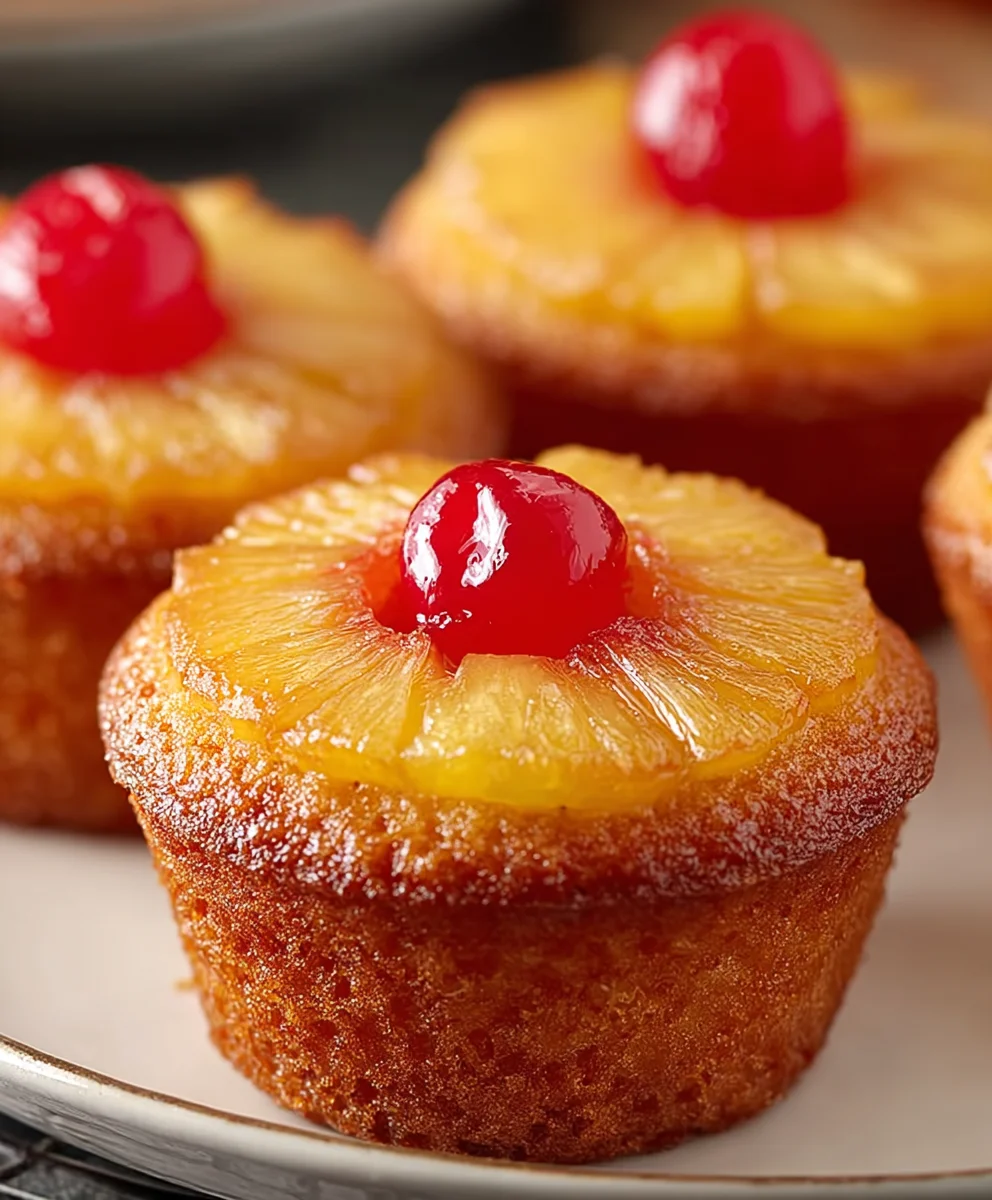 Easy Pineapple Upside Down Cupcakes Recipe