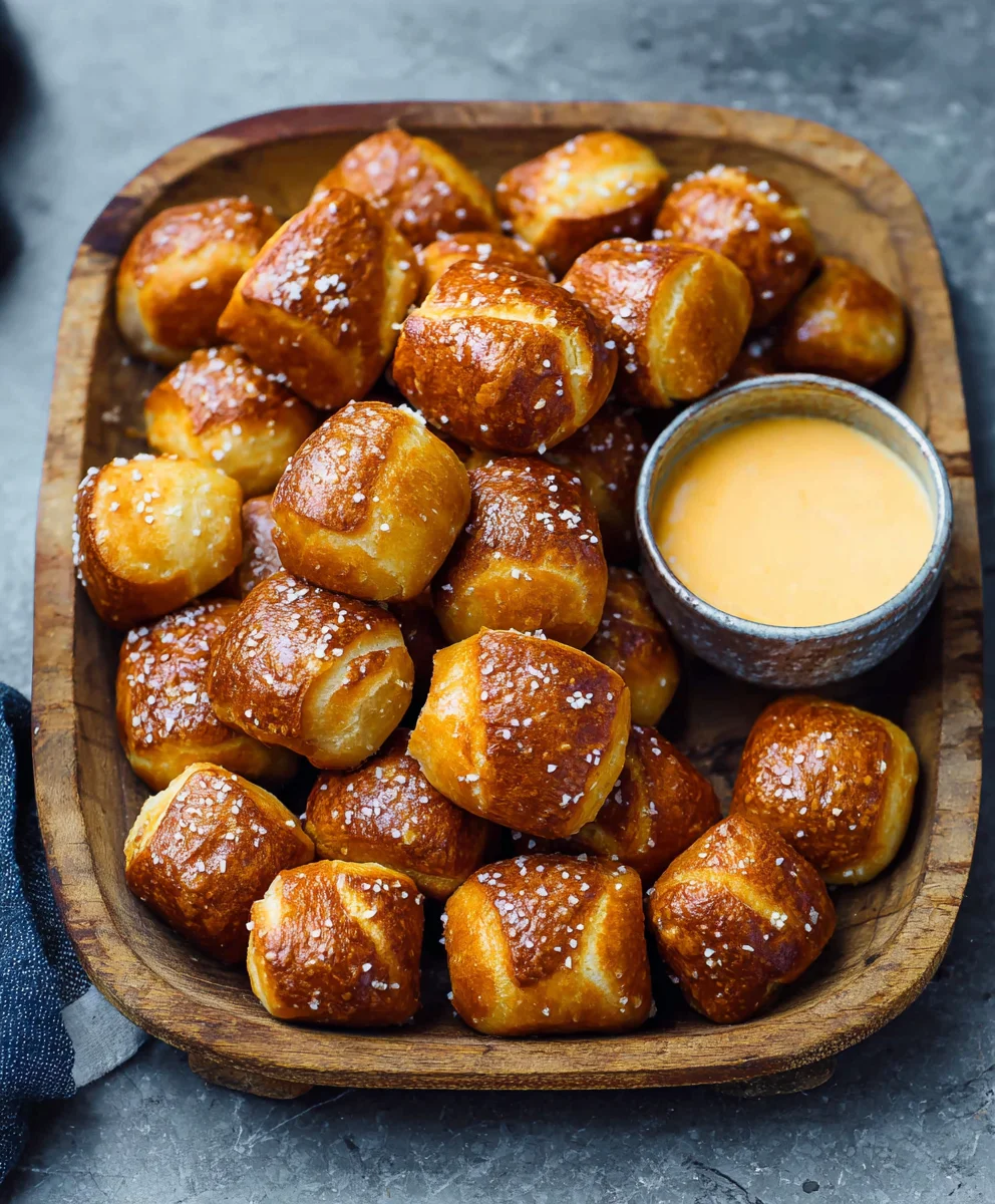Easy Homemade Soft Pretzel Bites Recipe