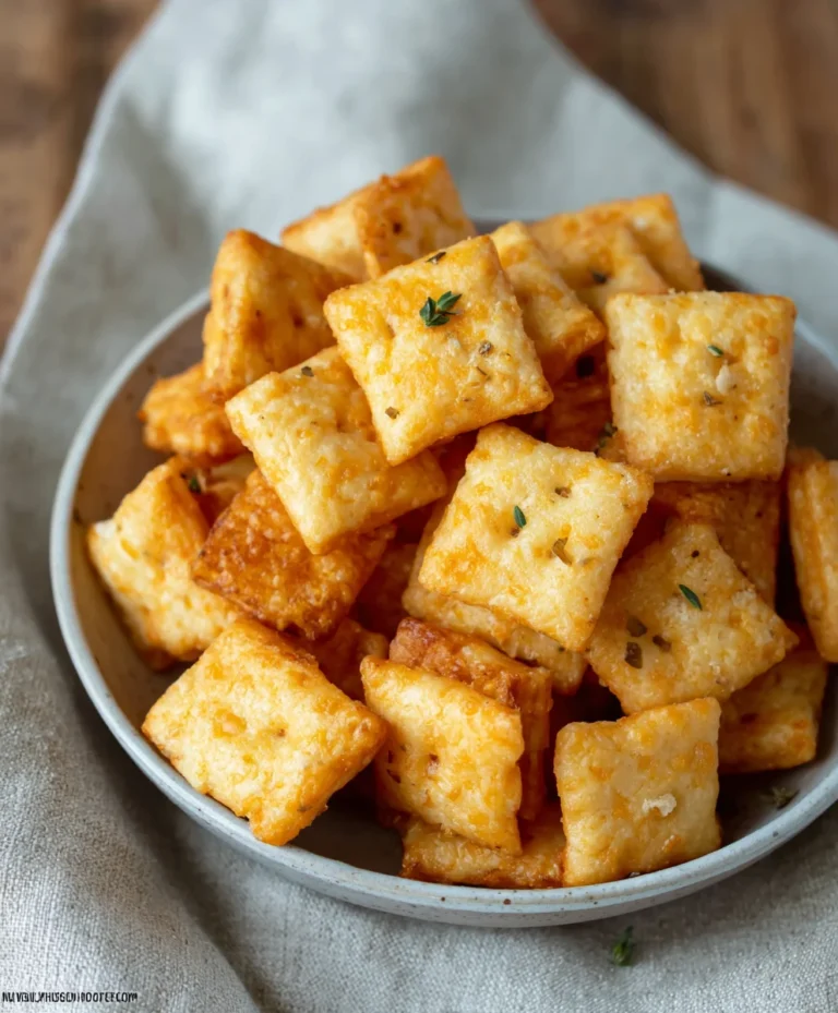 Gluten Free Cheez-Its- Deliciously Cheesy Snack Recipe