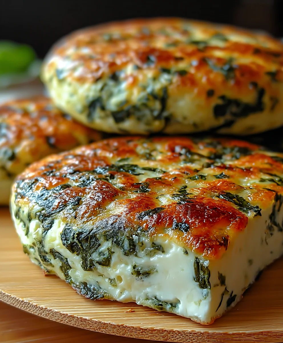 Easy Spinach Cottage Cheese Flagels - Healthy & Delicious