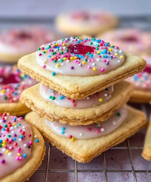 Frosted Pop-Tart Cookies