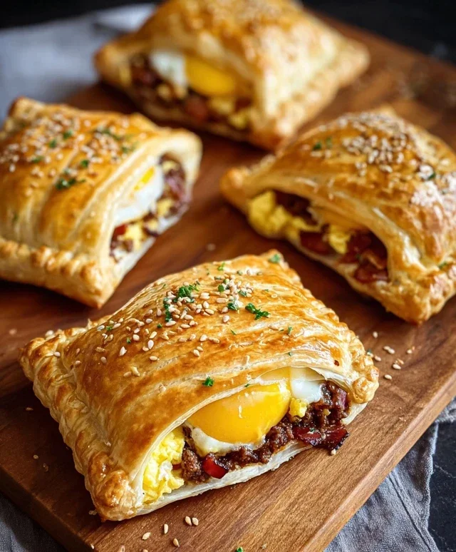 Breakfast Pockets Beef Beef Bacon Egg