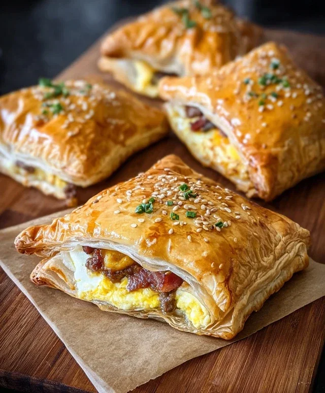 Breakfast Pockets Beef Beef Bacon Egg