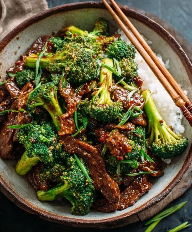 Chinese Beef and Broccoli (牛肉炒西兰花)