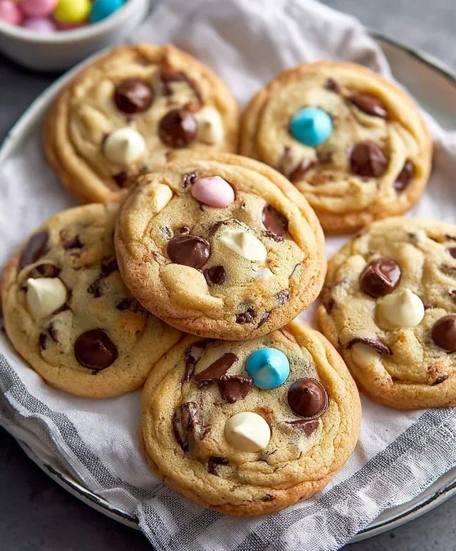 Easter Chocolate Chip Cookies