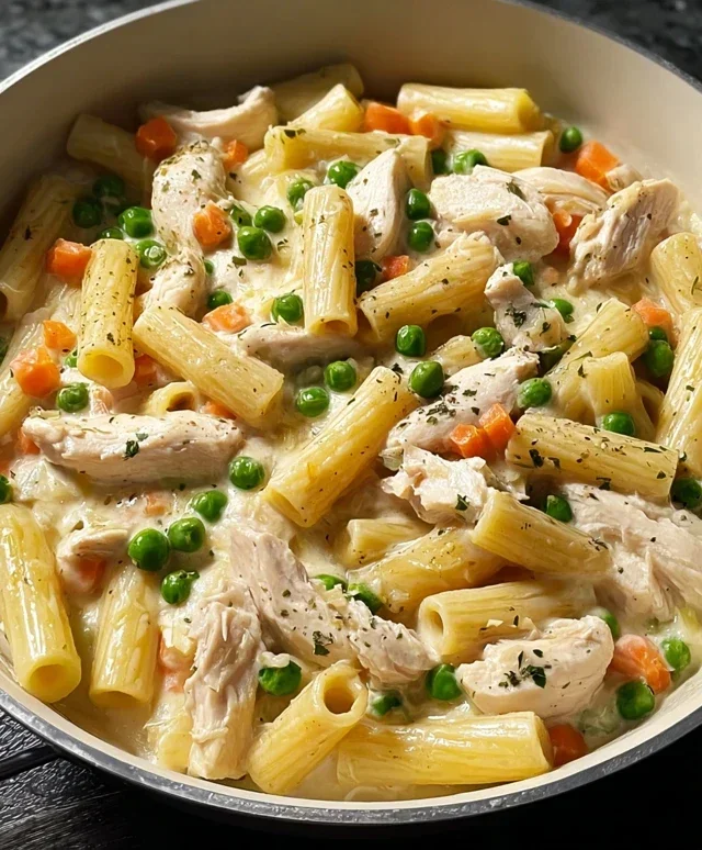 Chicken Pot Pie Pasta