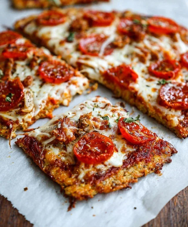 Chicken Crust Pizza (Easy Low Carb Recipe)
