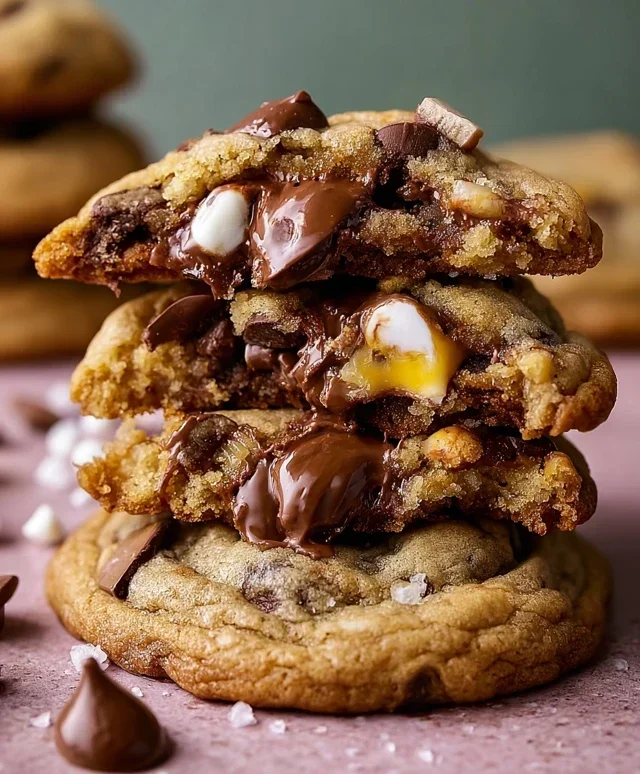 Brown Butter Cadbury Egg Cookies