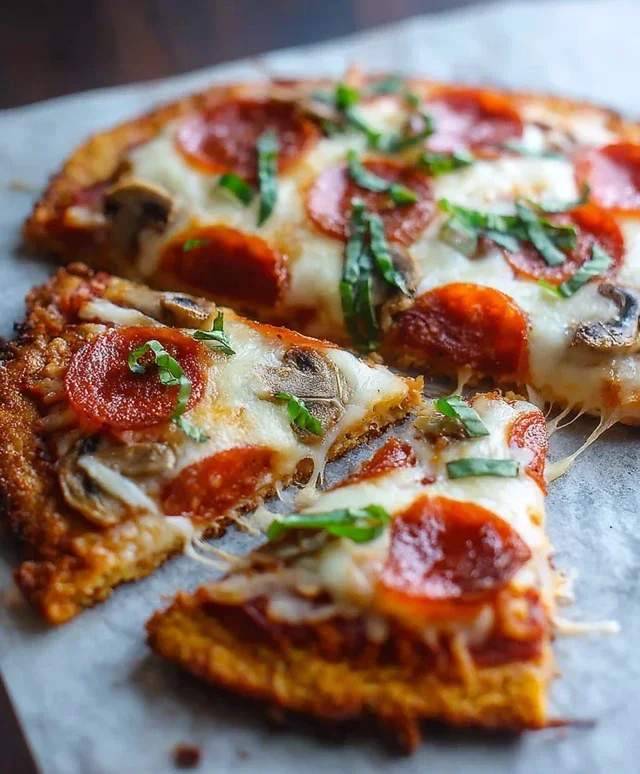 Chicken Crust Pizza (Easy Low Carb Recipe)