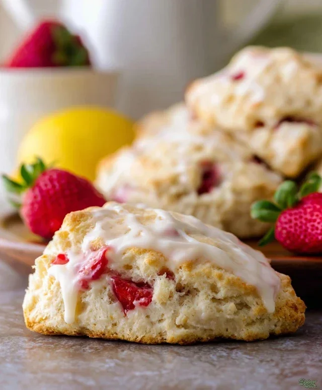 Strawberry Scones