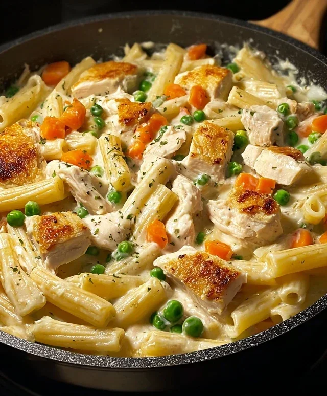 Chicken Pot Pie Pasta