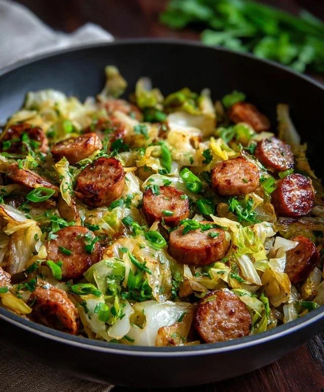 Easy Sausage and Cabbage Stir Fry