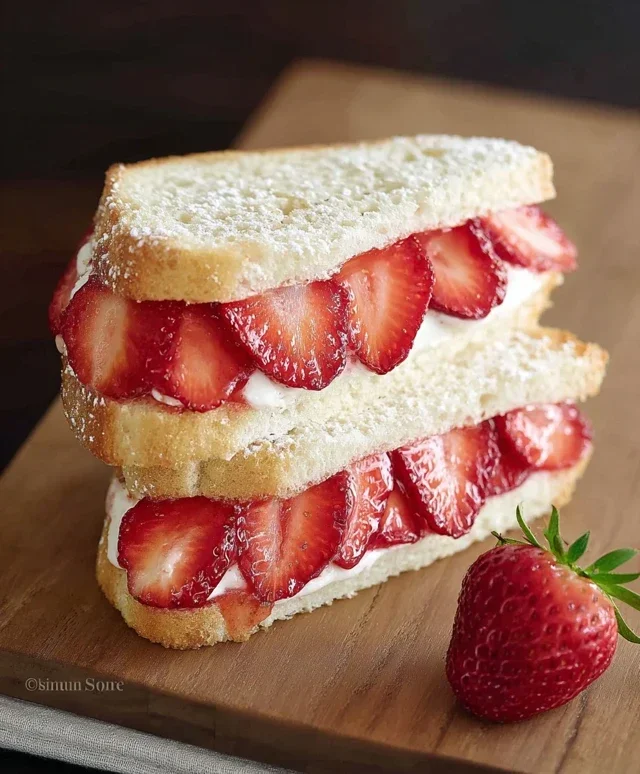 4-ingredient Strawberry Sando