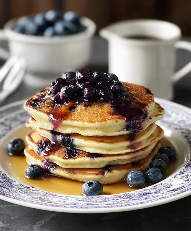 Easy Blueberry Pancake