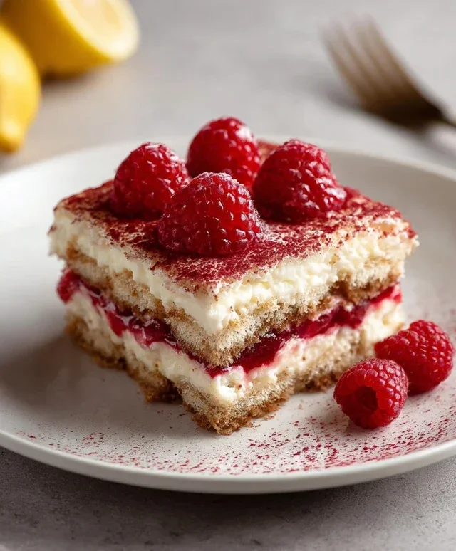 Raspberry Tiramisu