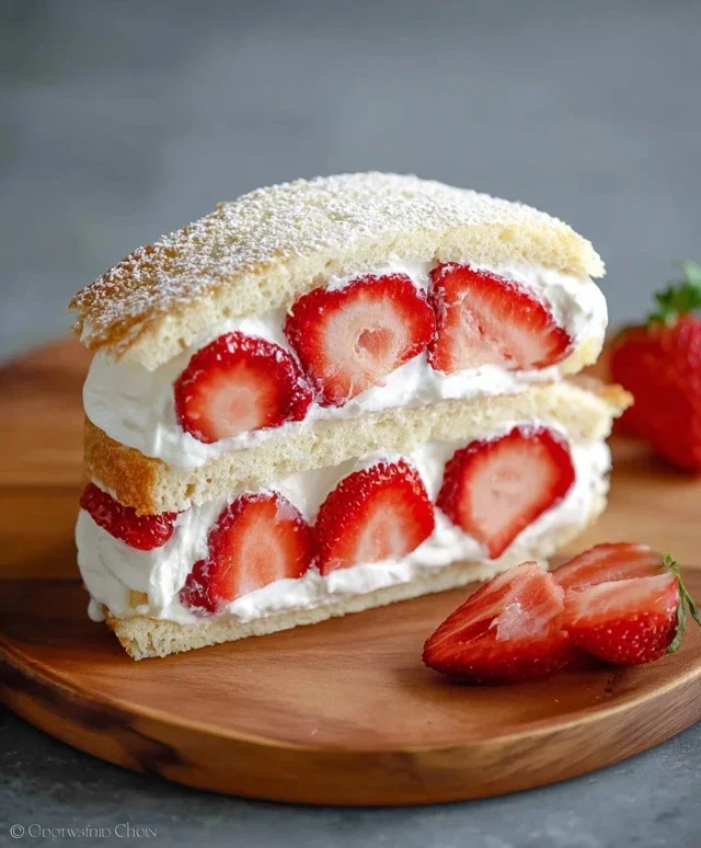4-ingredient Strawberry Sando